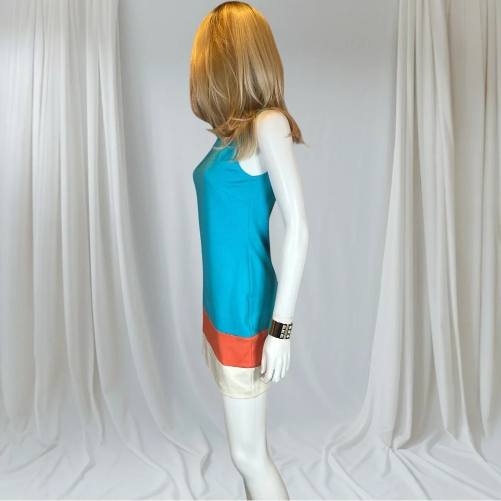 Trina Turk Colorblock Sheath Mini Dress - Picture 3 of 10